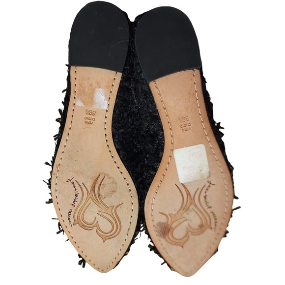 Jean-Michel Cazabat ruffle black flats - Picture 8 of 8